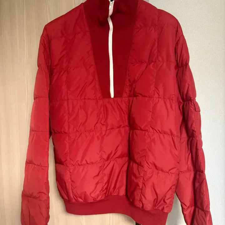 [BUNJANG] Eddie Bauer 80s Vintage Goose Down Pullover Jacket Red XL / [XL] 80s 에디바우어 빈티지 구스다운 풀오버 레드
