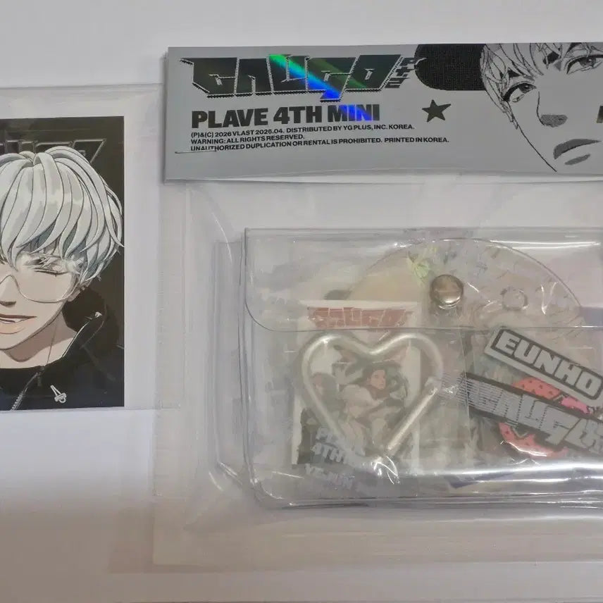 [BUNJANG] PLAVE Callingo 2 Inventory Album Sealed Eunho + Card Sticker / 플레이브 칼리고2 인벤토리 앨범 미개봉 은호+카드스티커