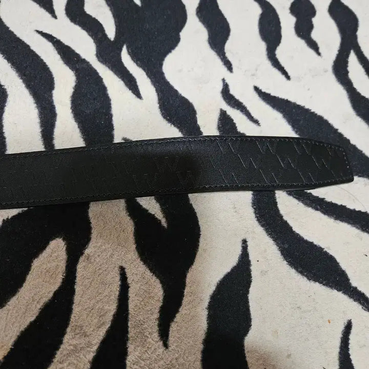 [BUNJANG] Wide Angle Black Automatic Belt / 와이드앵글 블랙 남성자동벨트