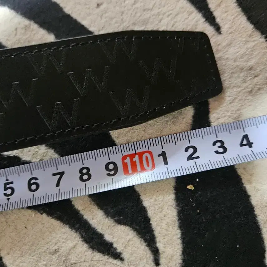 [BUNJANG] Wide Angle Black Automatic Belt / 와이드앵글 블랙 남성자동벨트