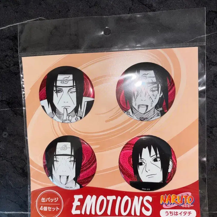 [BUNJANG] Naruto Jump Shop Itachi Emotion Can Badge / 나루토 점프샵 이타치 이모션 캔뱃지 미개봉