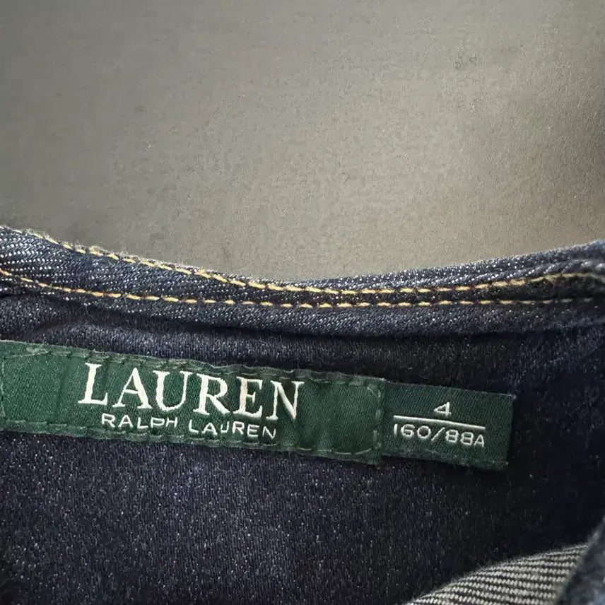 [BUNJANG] Ralph Lauren Green Label Denim Sleeveless Dress / 정품!! 여성 랄프로렌 그린라벨 나시 데님 원피스 Xs ~ S