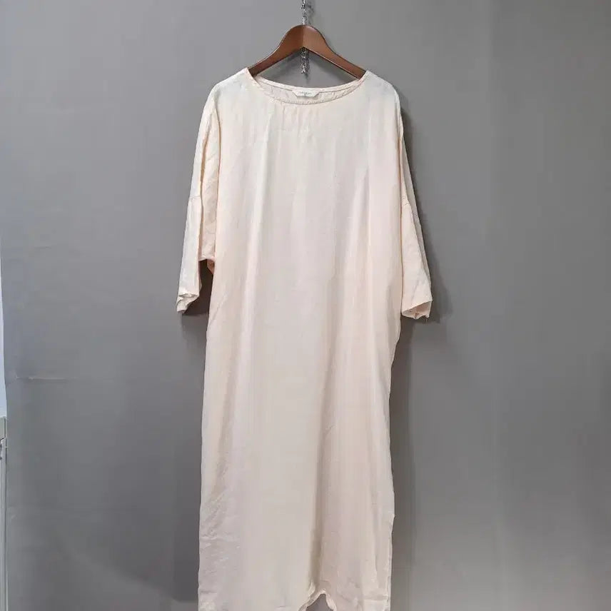 [BUNJANG] Skin Ivory Mohair Blend Boxy Long Dress / 스킨아이보리 마혼방 박시 롱 원피스