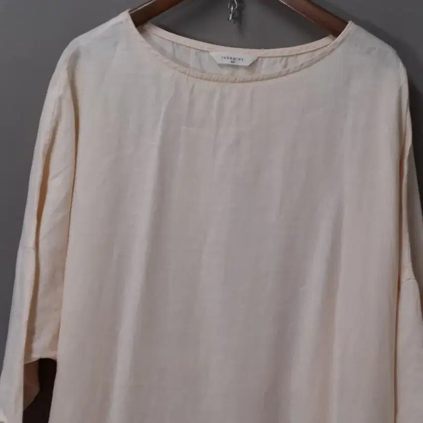 [BUNJANG] Skin Ivory Mohair Blend Boxy Long Dress / 스킨아이보리 마혼방 박시 롱 원피스