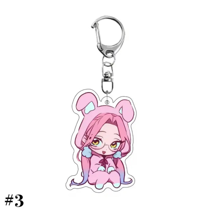 [SOLD OUT] 에일리언 스테이지 SD 동물 잠옷 아크릴 키체인 6종