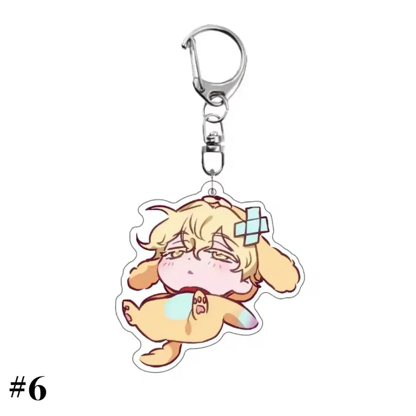 [SOLD OUT] 에일리언 스테이지 SD 동물 잠옷 아크릴 키체인 6종