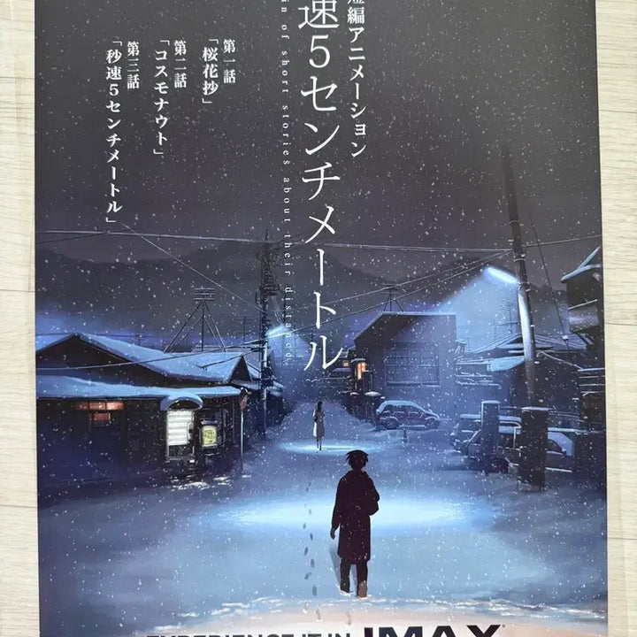 [SOLD OUT] (일괄 택포)신카이 마코토 IMAX기획전 포스터 4종