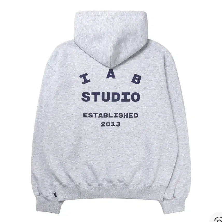 [BUNJANG] IAB Studio 25 Hoodie Light Grey / S,M,L,XL) 아이앱 스튜디오 25 후드 라이트 그레이