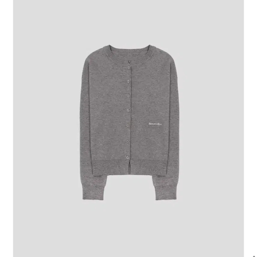 [BUNJANG] 어패럴아카이브 post round cardigan-gray / 어패럴아카이브 post round cardigan-gray