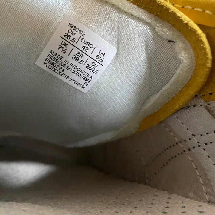 [BUNJANG] Onitsuka Tiger Mexico 66 Yellow Black Sneakers / 오니츠카타이거 멕시코66 옐로우 블랙 스니커즈