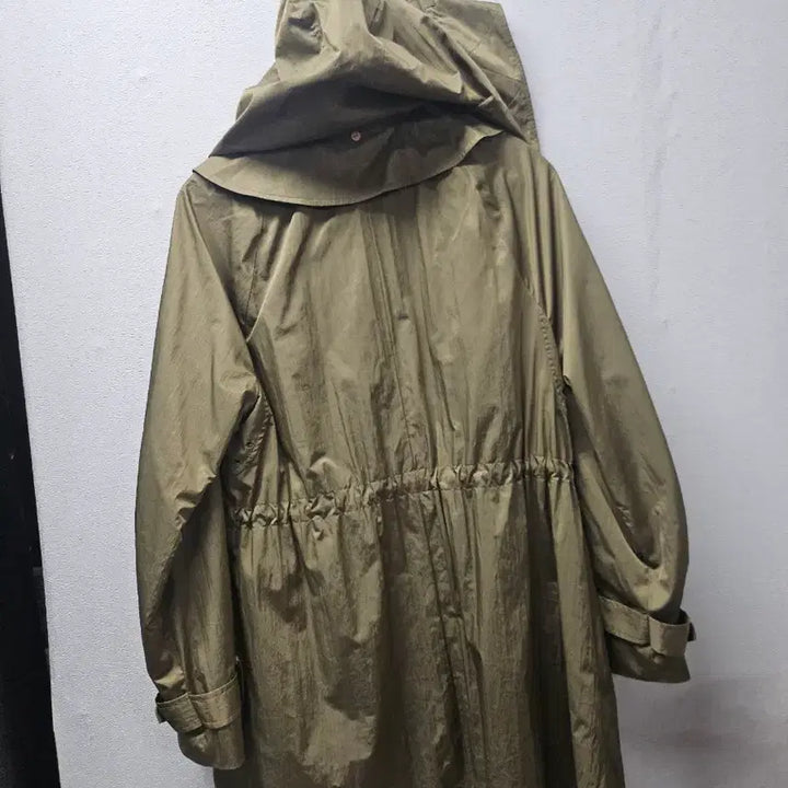[BUNJANG] Kenneth Lady Hooded Long Windbreaker Coat / KL  Kenneth Lady  후드 롱  바람막이  코트 2