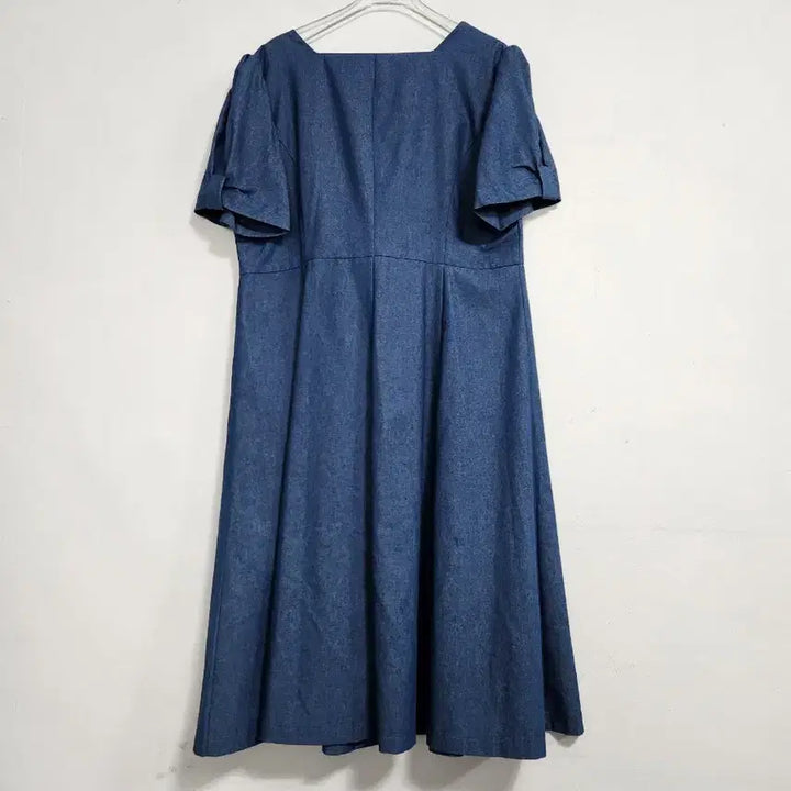 [BUNJANG] Chic Line Denim Long Dress / 시크라인 데님 롱원피스77반~88반