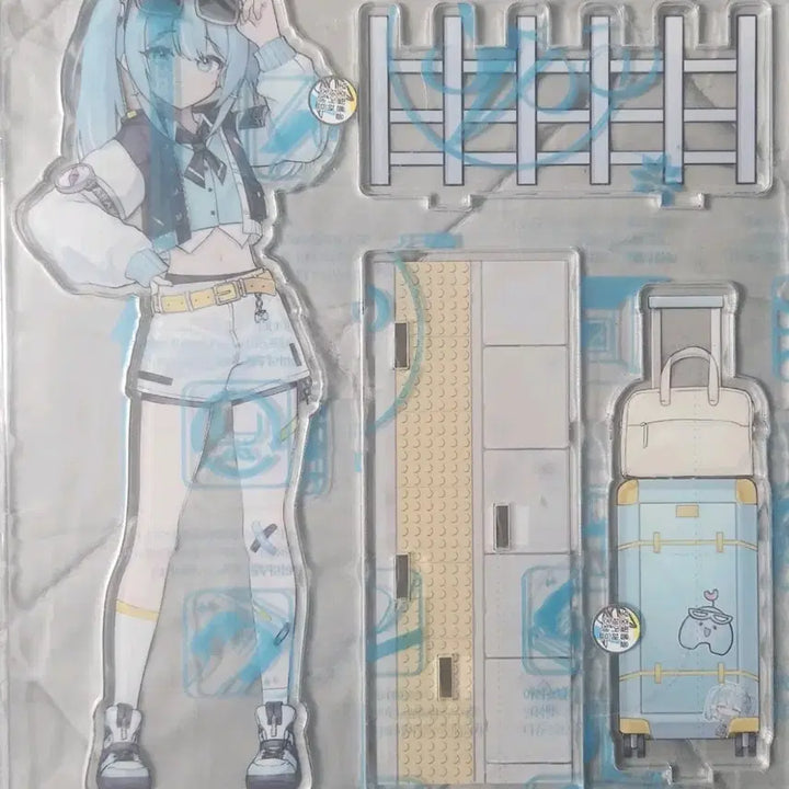 [BUNJANG] Stellive Arahasi Travel Bag Acrylic Stand / 스텔라이브 아라하시타비 여행가방 아크릴 스탠드