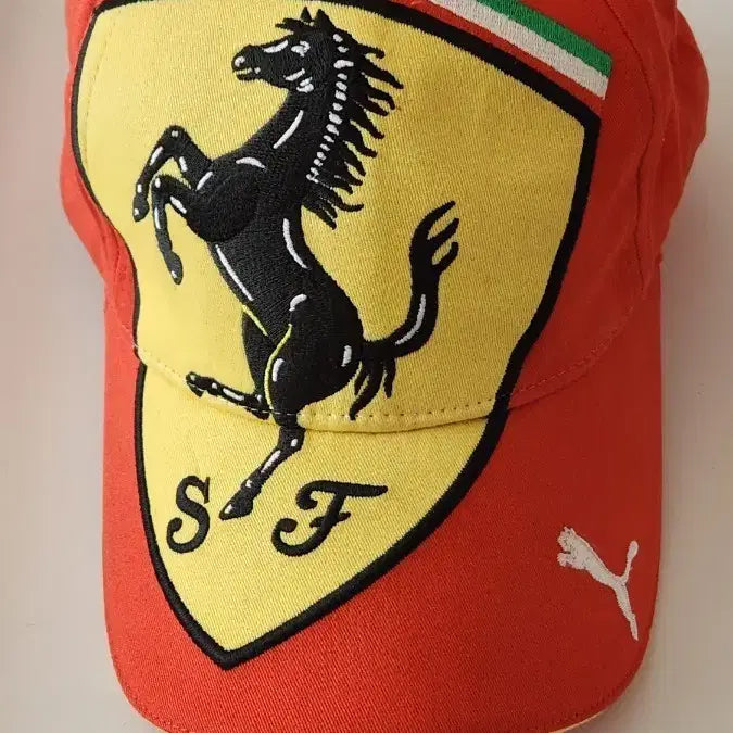 [BUNJANG] Puma Ferrari Red Ball Cap / F1 페라리 푸마 콜라보 볼캡 레드
