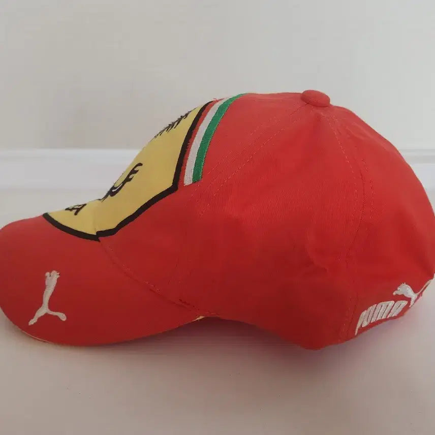 [BUNJANG] Puma Ferrari Red Ball Cap / F1 페라리 푸마 콜라보 볼캡 레드
