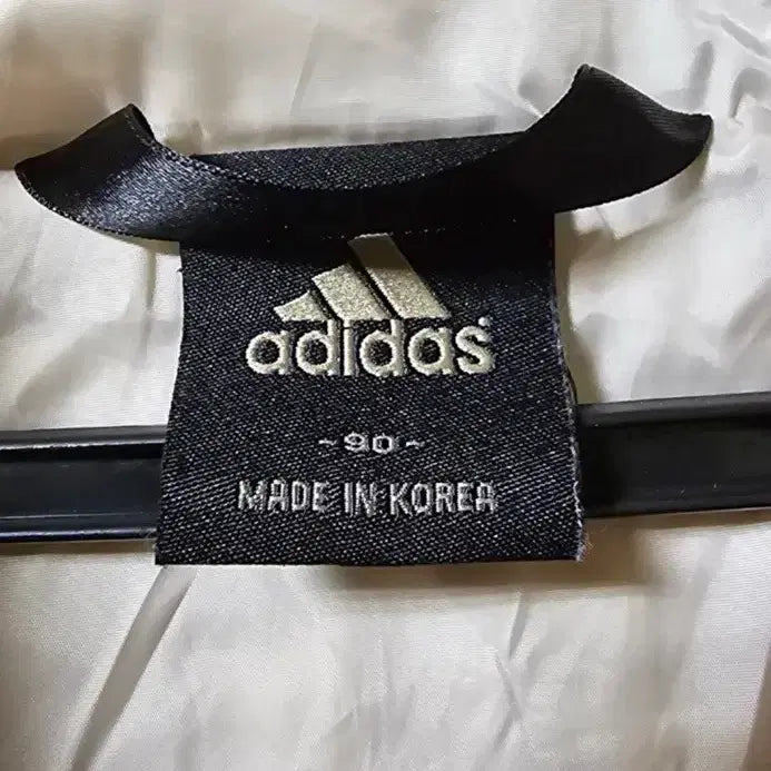 [BUNJANG] Adidas Navy Hooded Long Padded Parka / 아디다스 롱파카 네이비 후드 패딩 90