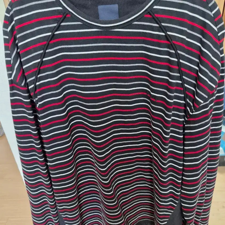 [BUNJANG] Juun.J Striped Long Sleeve Shirt / 준지 스트라이프 롱슬리브 M