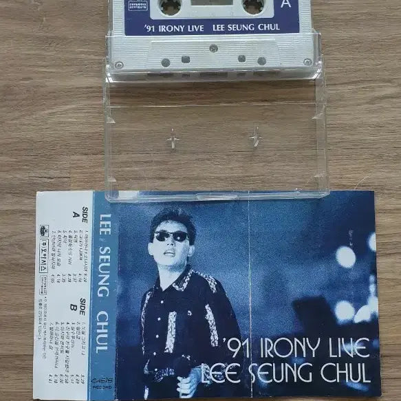 [BUNJANG] Lee Seung Chul 91 Irony Live Cassette Tape / 이승철 91 Irony Live 카세트테이프