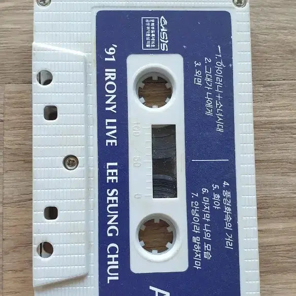 [BUNJANG] Lee Seung Chul 91 Irony Live Cassette Tape / 이승철 91 Irony Live 카세트테이프