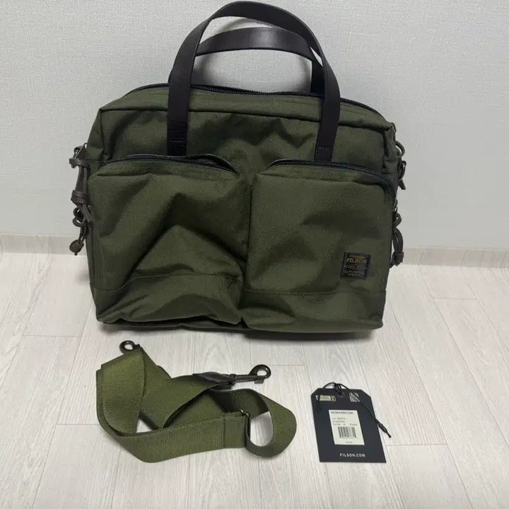 [BUNJANG] Filson Dryden 878 Briefcase Otter Green / 필슨 드라이든 878 오터그린