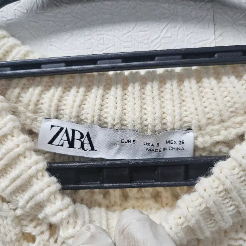 [BUNJANG] ZARA Ivory Knit Dress S / 자라 ZARA 아이보리 니트 원피스   S