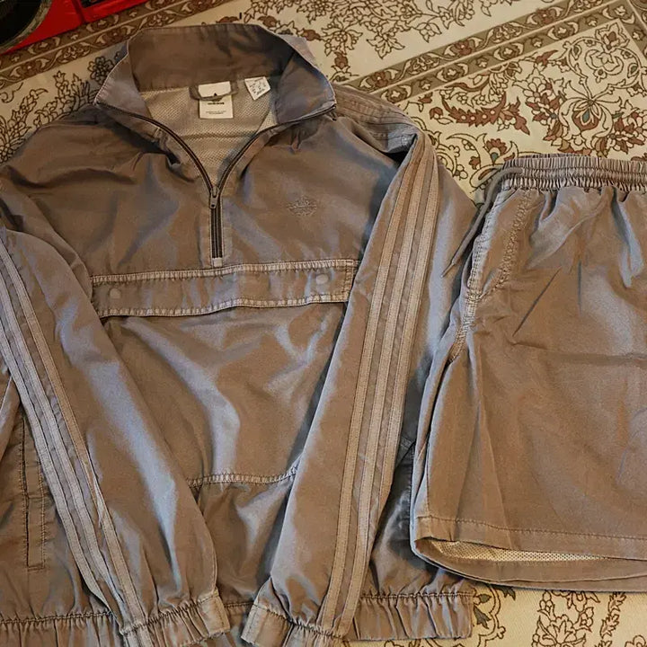 [BUNJANG] Adidas Vintage Garment Washed Track Set-up (M) / Adidas 아디다스 빈티지 가먼트 워싱 트랙 셋업 M