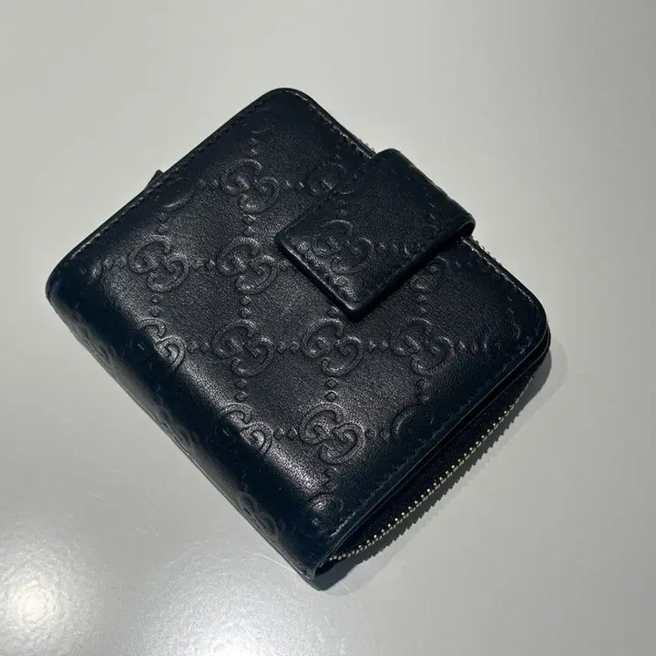 [BUNJANG] Gucci Shima Bifold Wallet Black / 구찌 시마 반지갑 블랙