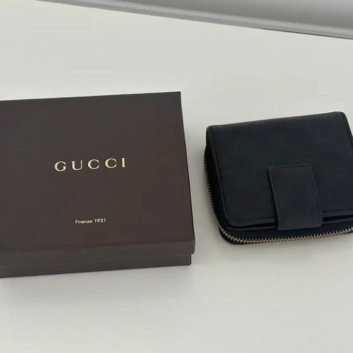 [BUNJANG] Gucci Shima Bifold Wallet Black / 구찌 시마 반지갑 블랙