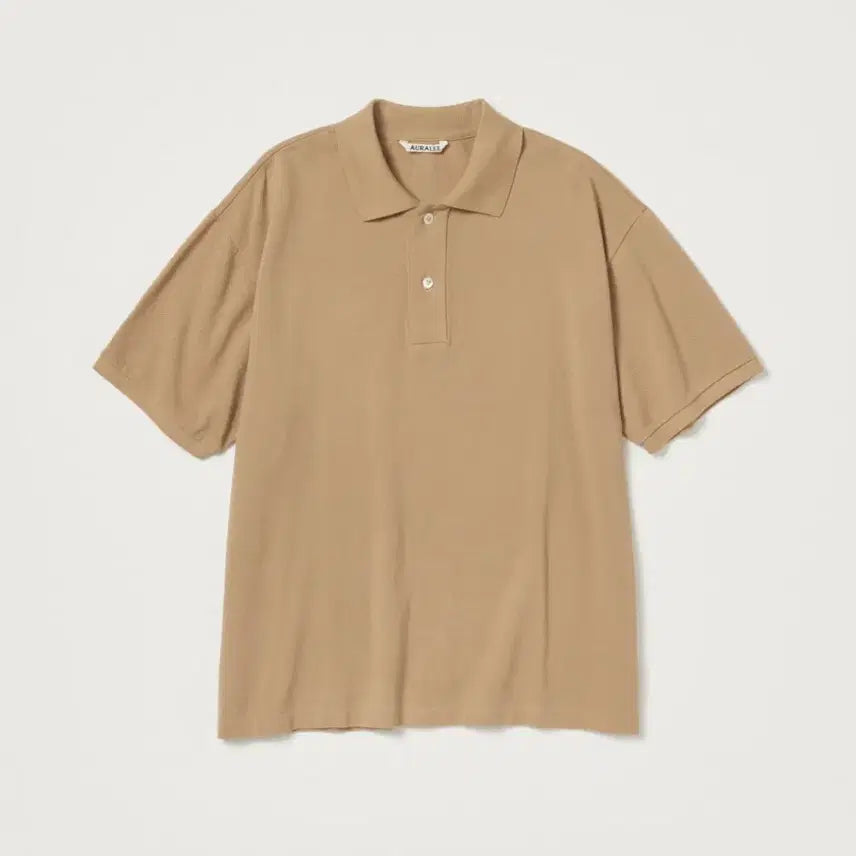 [BUNJANG] Auralee Super Fine Cotton Big Polo Shirt / 오라리 슈퍼파인 코튼 빅 폴로 뉴트럴 베이지 5
