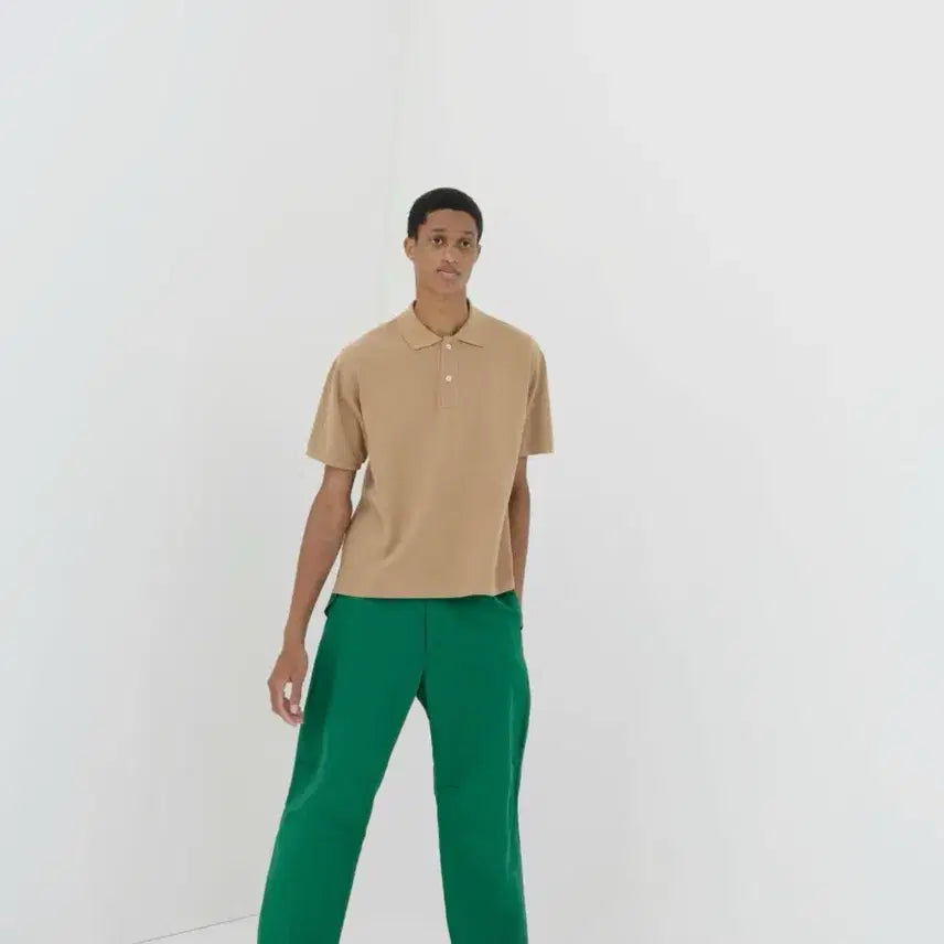 [BUNJANG] Auralee Super Fine Cotton Big Polo Shirt / 오라리 슈퍼파인 코튼 빅 폴로 뉴트럴 베이지 5