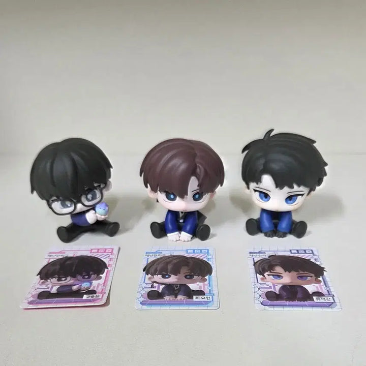 [SOLD OUT] 괴담출근 괴출 모두앉아 피규어 현무1팀 일괄 (최요원 류재관 포도)