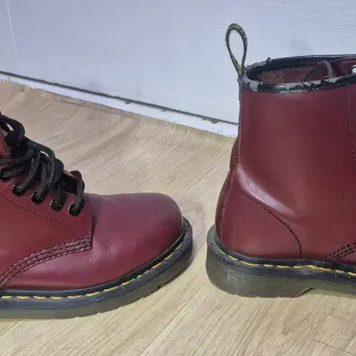 [BUNJANG] Dr. Martens 1460 Cherry Red Boots / 닥터마틴 1460 체리레드 (220mm)