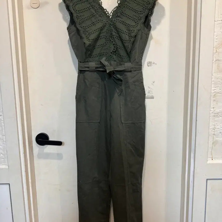 [BUNJANG] Chickslabel Jumpsuit Khaki Size S / 칙스라벨 점프수트