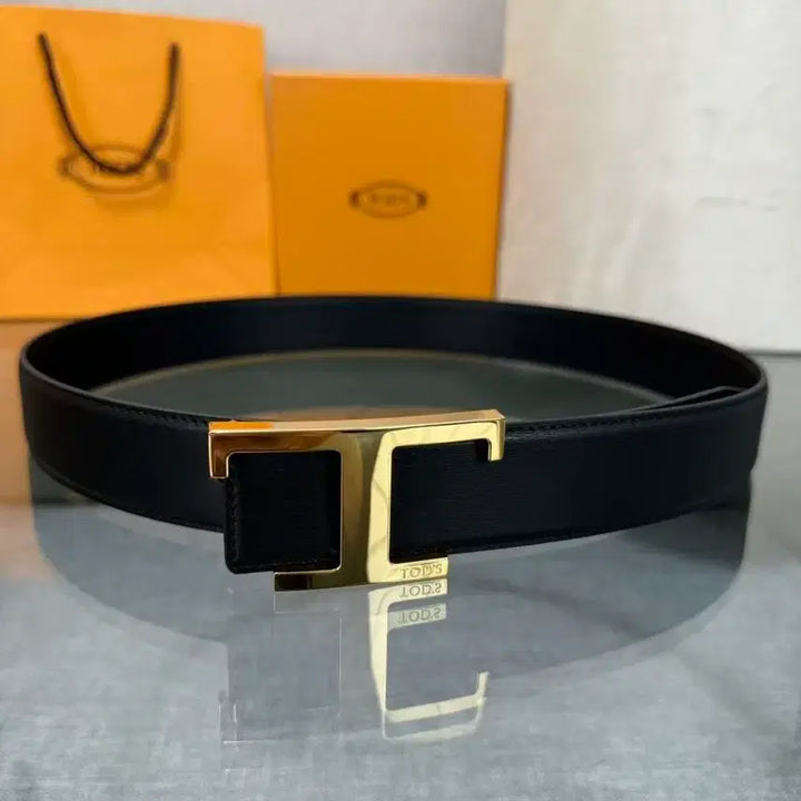 [SOLD OUT] 토즈 클래식 T자 버클 남성 벨트 폭 3.5cm
