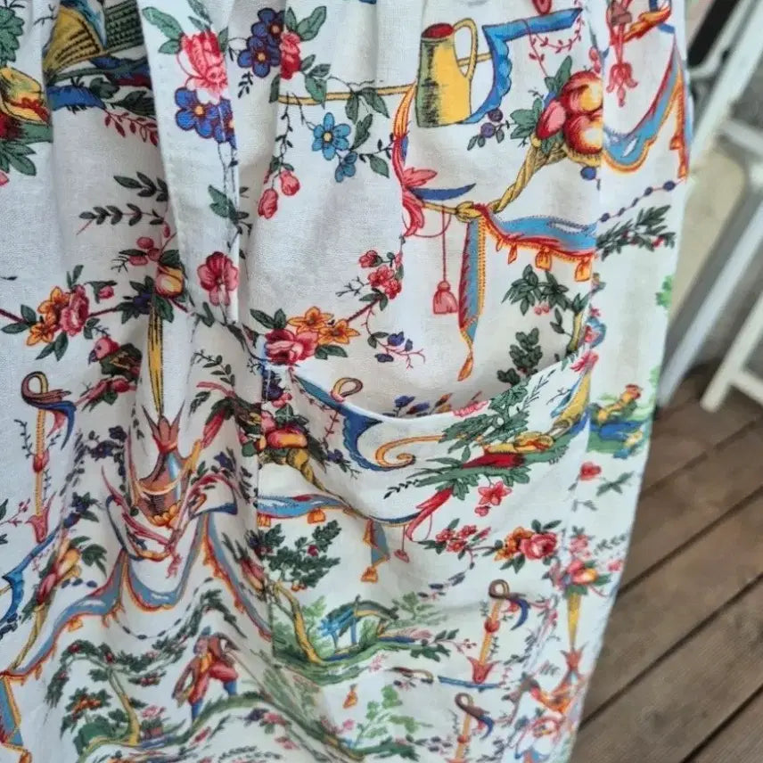 [BUNJANG] Linen Half Apron with Optional Cushion Cover / 명화린넨 허리앞치마 쿠션커버 가능