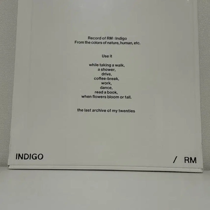 [SOLD OUT] BTS 방탄 RM 남준 인디고 LP INDIGO Vinyl 미개봉