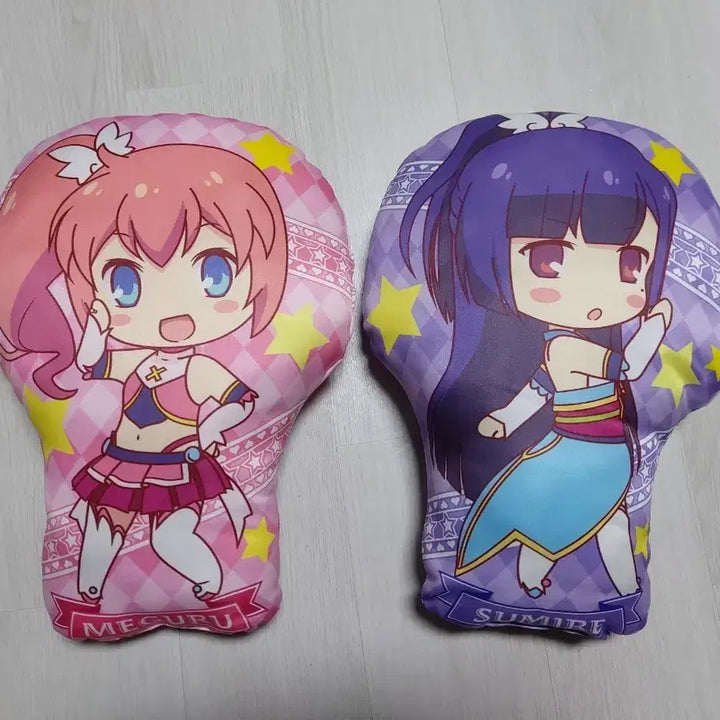 [BUNJANG] Twin Angel Break Meguru &amp; Sumire Cushion Set / 트윈엔젤 브레이크 정품 쿠션 (메구루, 스미레)