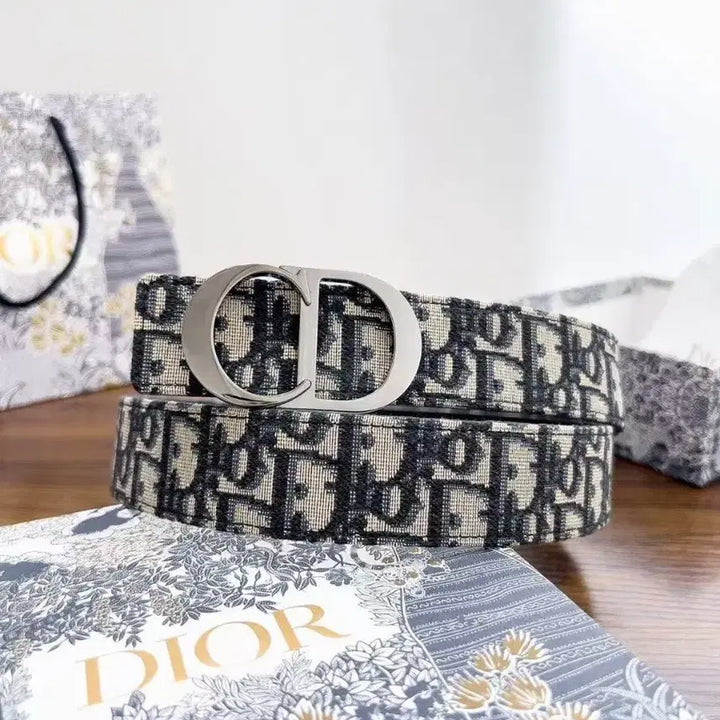[BUNJANG] Dior Classic CD Buckle Belt (90, 3.5cm) Men&