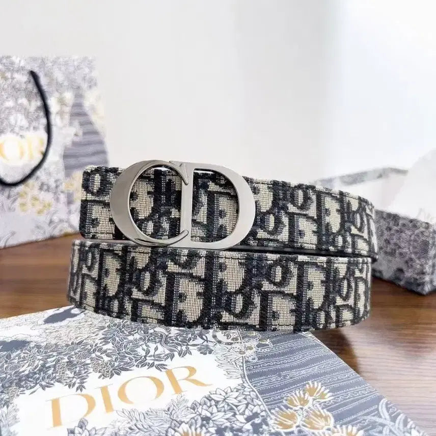 [BUNJANG] Dior Classic CD Buckle Belt (90, 3.5cm) Men&
