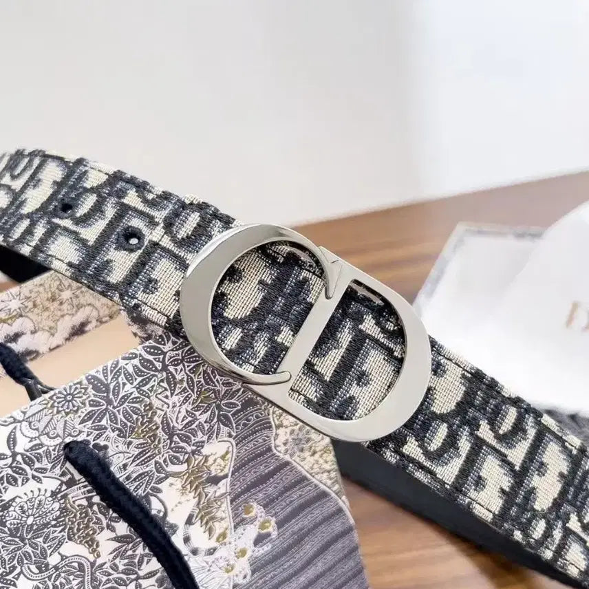 [BUNJANG] Dior Classic CD Buckle Belt (90, 3.5cm) Men&