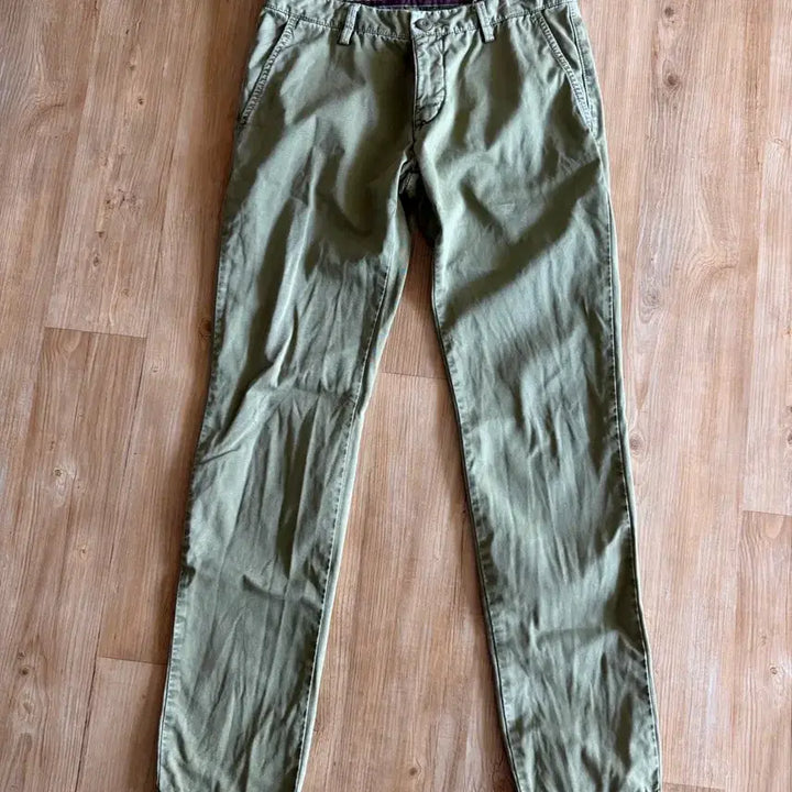 [BUNJANG] Modpeters Khaki Garment Cotton Pants Size 32 / 모드피터스 카키색 가먼트 바지 32사이즈 인터메조 수입