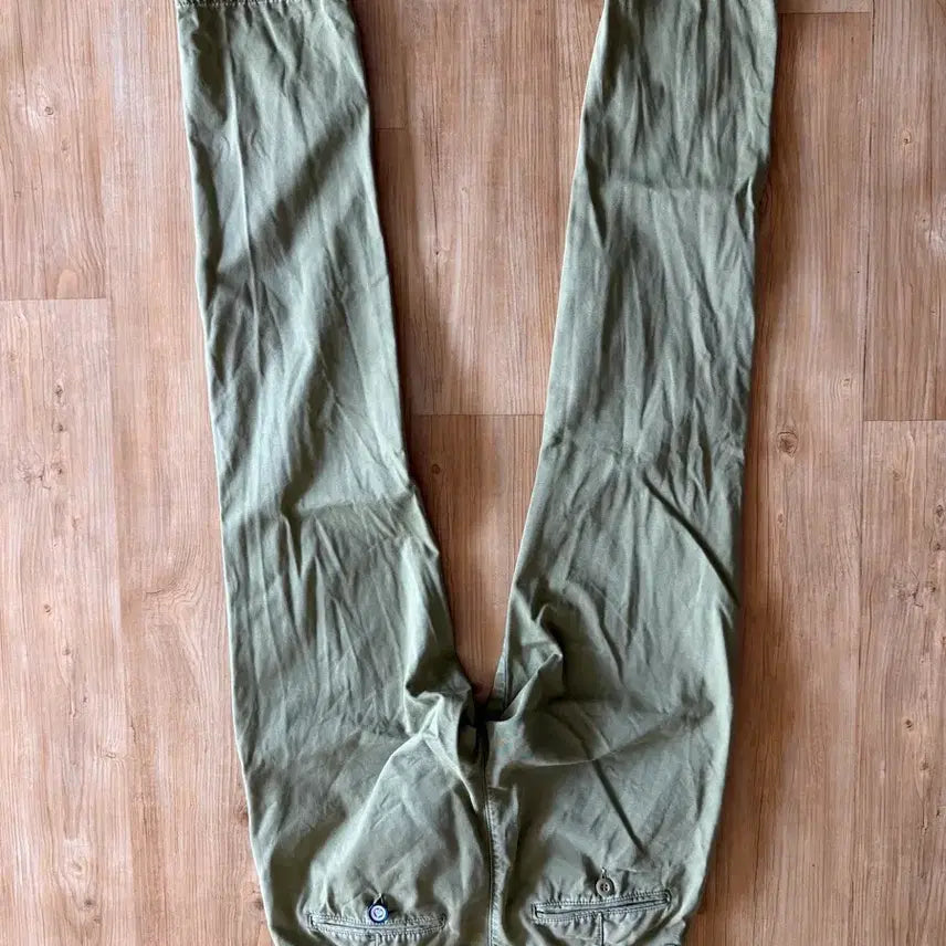 [BUNJANG] Modpeters Khaki Garment Cotton Pants Size 32 / 모드피터스 카키색 가먼트 바지 32사이즈 인터메조 수입