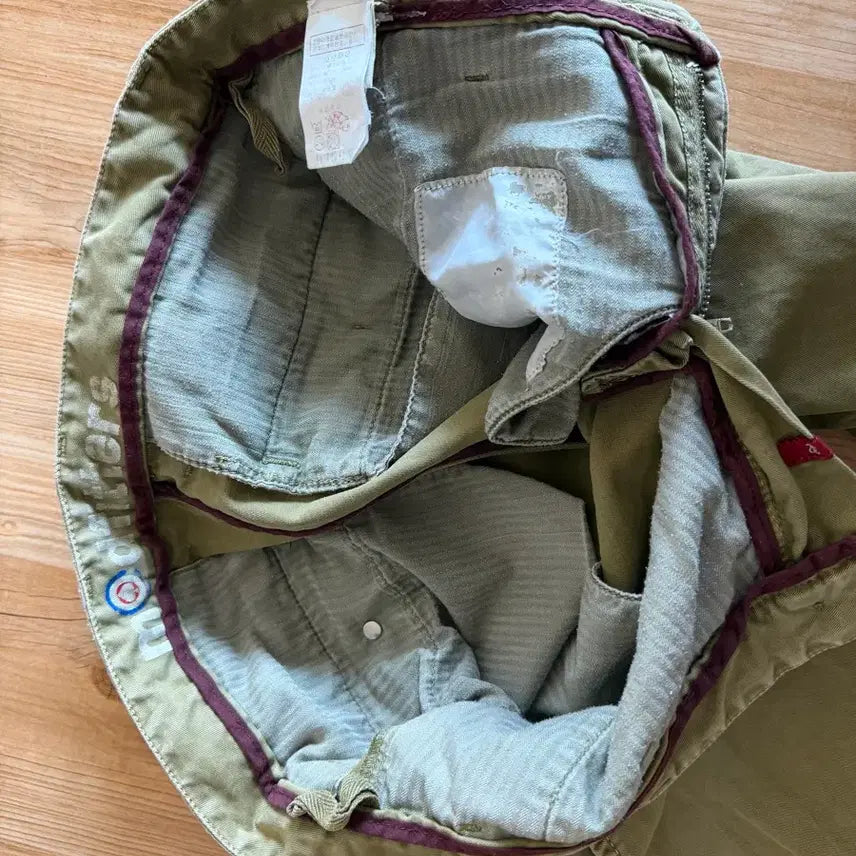 [BUNJANG] Modpeters Khaki Garment Cotton Pants Size 32 / 모드피터스 카키색 가먼트 바지 32사이즈 인터메조 수입