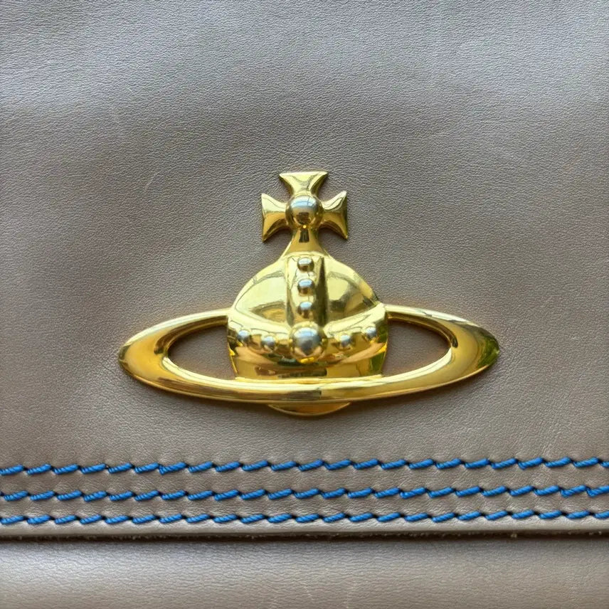 [BUNJANG] Vivienne Westwood Leather Crossbody Bag / Clutch / 비비안 웨스트우드 가죽 크로스백 / 클러치