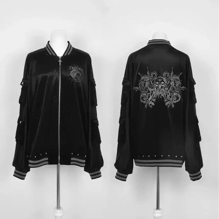 [BUNJANG] Dimmire Black Sukajan Jacket / 딤모아르 dimmire 스카쟌 블랙 자켓