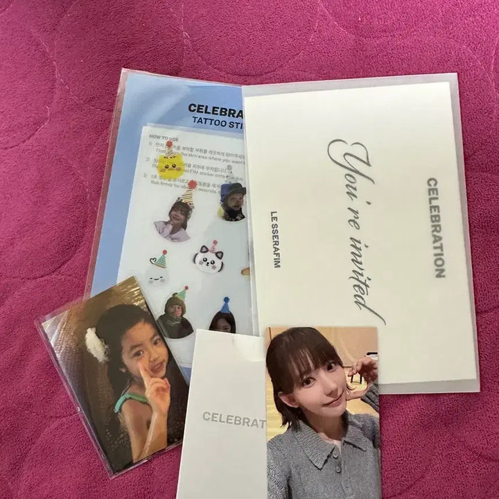 [SOLD OUT] 르세라핌 사쿠라 셀레브레이션 공방포카+아기포카 세트, 서울앙콘포카