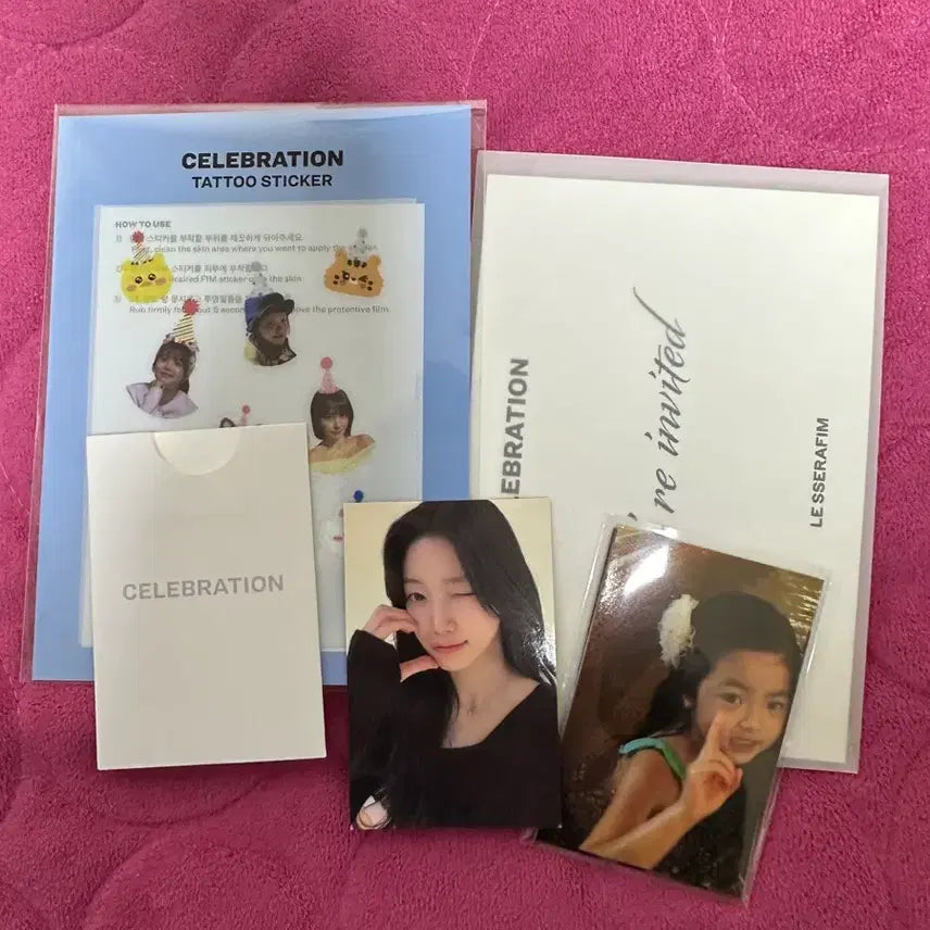 [SOLD OUT] 르세라핌 카즈하 셀레브레이션 공방포카+아기포카 세트