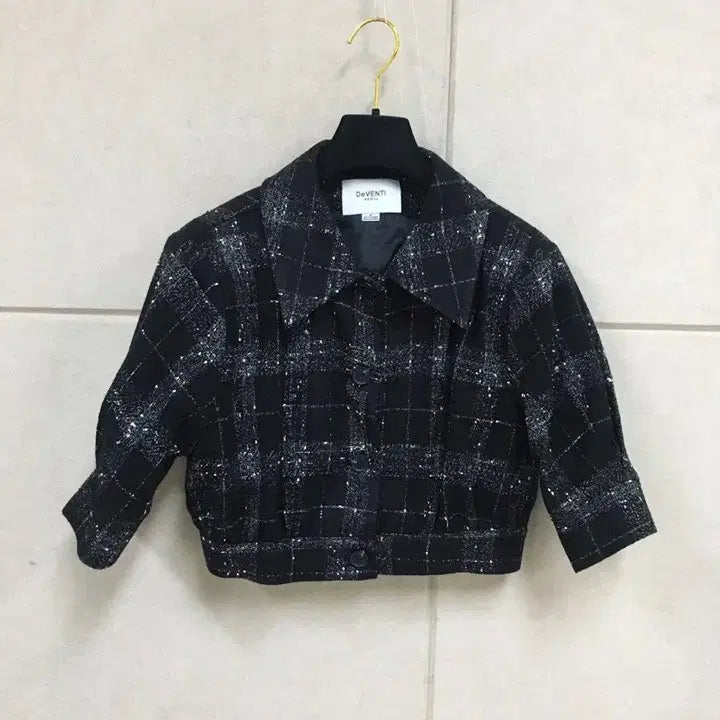 [BUNJANG] DeVENTI Puff Sleeve Tweed Jacket and Long Skirt Set / (미사용)DeVENTI 반팔 퍼프소매 트위드 자켓  +롱스커트 셋업 /투