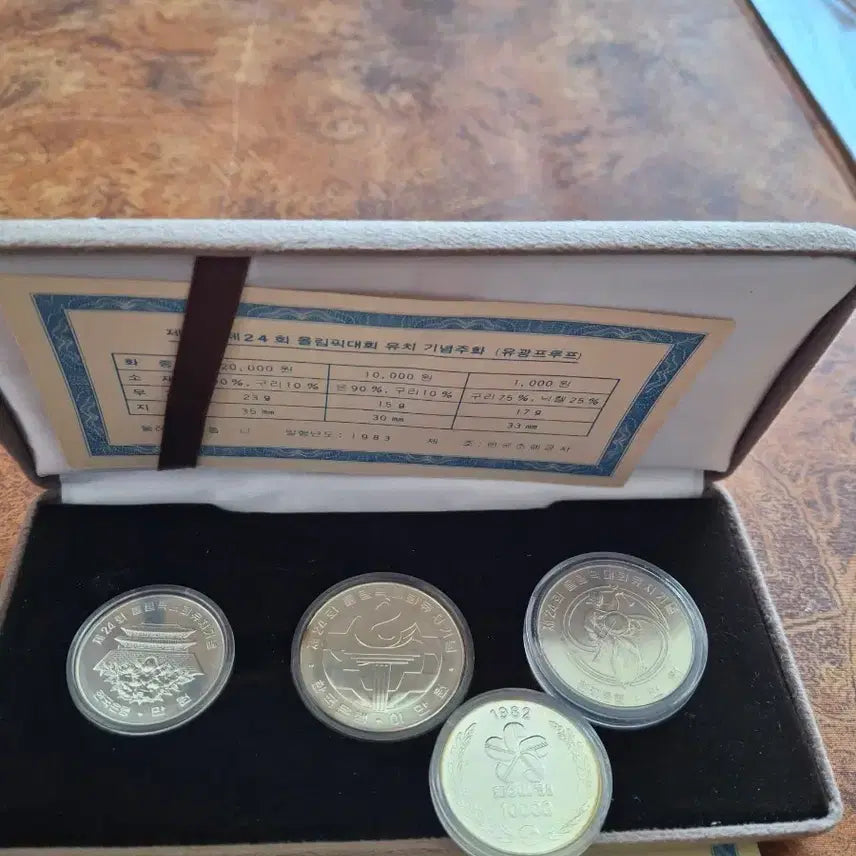 [BUNJANG] 88 Seoul Olympic Commemorative Coin Full Set / 88 서울 올림픽 기념 주화 풀세트.1만은화추가