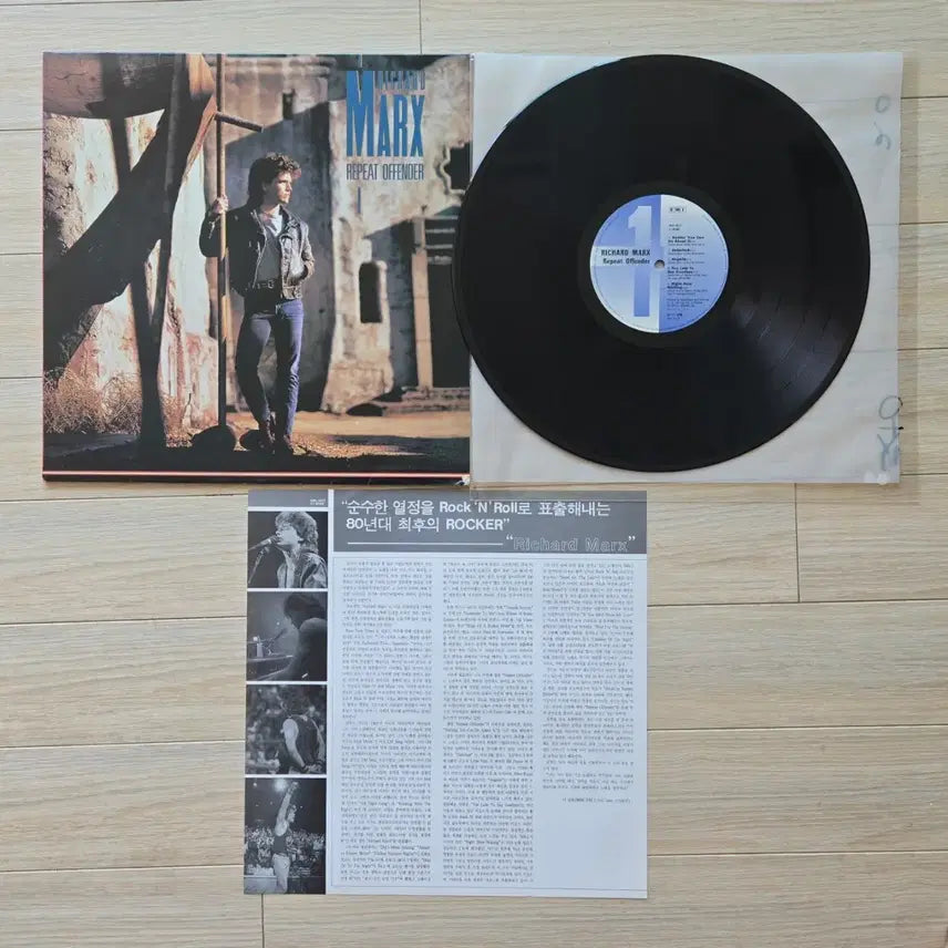 [BUNJANG] Richard Marx Repeat Offender LP Vinyl Record / 리차드 막스 Repeat Offender LP 음반